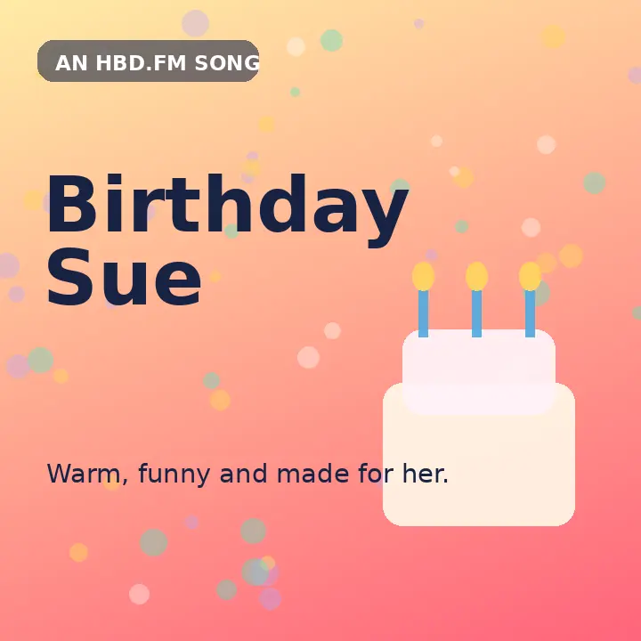 Birthday Sue song cover