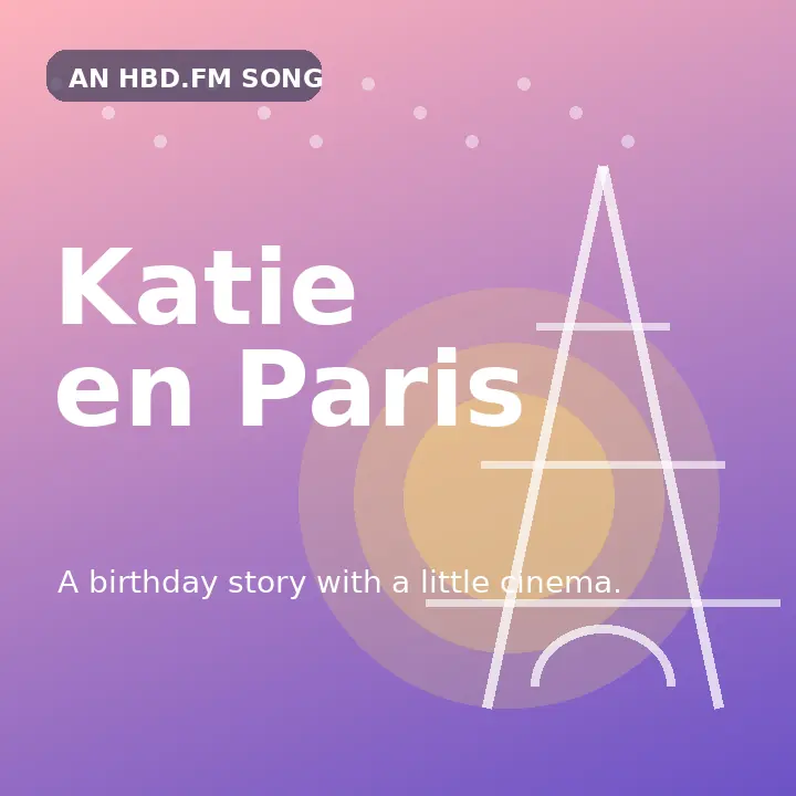 Katie en Paris song cover